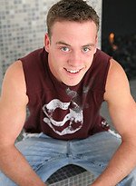 Brock posing naked by Frat Men
