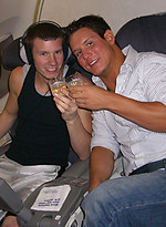 Hot jocks posing by Frat Men