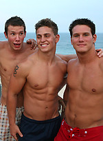 Hot jocks posing by Frat Men