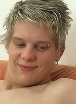 Cute blond twink Mike jacking off by Boy Crush
