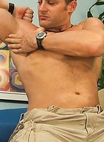 Brenden Cage jacking off dick by Men Over 30 With Brenden Cage