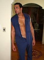 LAtino hunk stripping and jacking off by ManAvenue