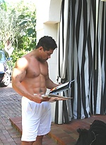 Muscle latino hunk Neil naked by ManAvenue