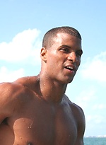 Latin muscle man jacking off dick by ManAvenue