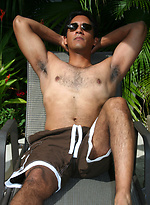 Nice looking latin guy naked by ManAvenue