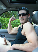 Aaron posing naked and jerking off dick by ManAvenue