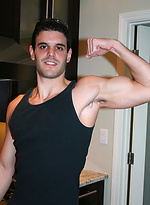 Aaron posing naked and jerking off dick by ManAvenue