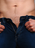 Big muscled sutud posing naked by ManAvenue