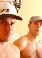Two hairy guys in one solo shoot by ManAvenue