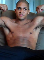 Latino amateur jacking off his long dick by ManAvenue