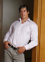 Muscled hunk Tim shows his perfect body and cock by ManAvenue