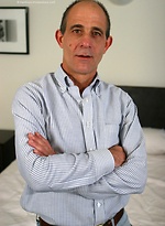 Mature man Giovanni jerking off dick by Hot Older Male