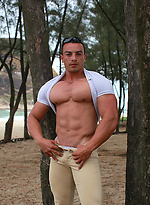 Latin Muscle Man Totally Nude by Power Men
