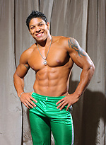 Latin bodybuilder Luiz Tribal by Power Men