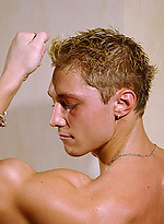 Blond bodybuilder Adrian Cole by Power Men