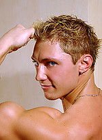 Blond bodybuilder Adrian Cole by Power Men
