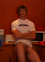 Kale Max jerking off dick by Nextdoor Male