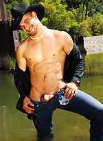 Billy The Kid jerking off outdoors by Nextdoor Male