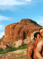 Niko and Antton Harri outdoor facial by Colt Studio With Antton Harri
