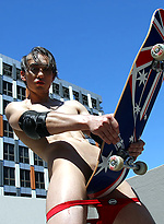 Aussie boy Ricky Cruz strips naked in the middle of the city by Bentley Race