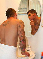 Eddie jerking off cock by Nextdoor Male