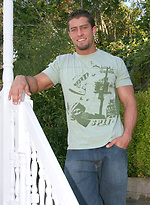 Cody Cummings posing outdoors by Nextdoor Male With Cody Cummings