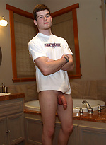 Amateur stud jacking off dick by Nextdoor Male