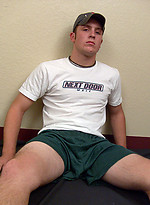 Chris jerking off dick by Nextdoor Male