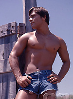 Vintage pics of ahot muscle stud by Colt Studio
