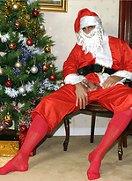Santa Marcello performs a filthy christmas strip and wank by With Marcello With Marcello
