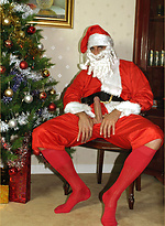 Santa Marcello performs a filthy christmas strip and wank by With Marcello With Marcello