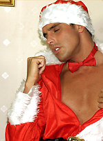 Santa Marcello performs a filthy christmas strip and wank by With Marcello With Marcello