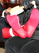 Masked intruder ties Marcello up and tickles his sexy big feet by With Marcello With Marcello