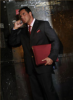 Horny hunk Marcello passes the time in a broken elevator by wanking his cock fast by With Marcello With Marcello