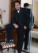 Marcello takes off his black suit and fills a condom with warm cum for one lucky fan by With Marcello With Marcello