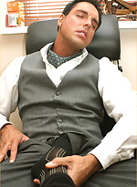 Marcello gets an naughty office foot wank from a sexy gay colleague by With Marcello With Marcello