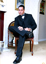 Sexy stud Marcello pours champagne over his feet and then wanks by With Marcello With Marcello
