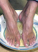 Marcello moisturizing his sexy feet with some warm cum by With Marcello With Marcello