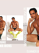 Marcello modelling for a sexy sock shoot in milan by With Marcello With Marcello