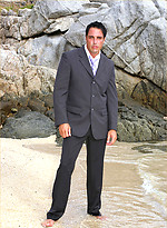 Marcello looking fucking gorgeous wearing a soaking wet business suit by With Marcello With Marcello
