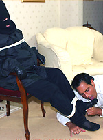Masked fan can\\\\\\\'t wait to get tied up and take a load from Marcello\\\\\\\'s cock by With Marcello With Marcello