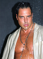 Marcello takes a shower clothed and shows off his gorgeous chest and cock by With Marcello With Marcello