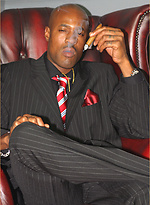 Smoking hot gay black man takes off his suit pants and plays with his cock by With Marcello