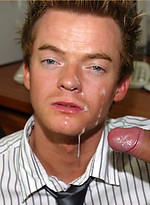 Cute office guy forced to take a cock in his mouth to impress the boss by With Marcello