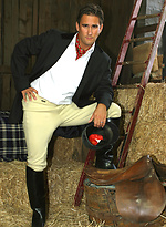 Horse riding gets this hot gay rider so turned on he masturbates in the stables by With Marcello