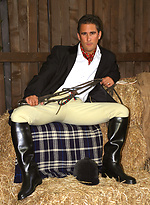 Horse riding gets this hot gay rider so turned on he masturbates in the stables by With Marcello