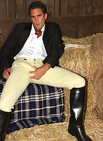 Horse riding gets this hot gay rider so turned on he masturbates in the stables by With Marcello