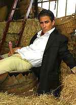 Horse riding gets this hot gay rider so turned on he masturbates in the stables by With Marcello