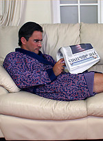 Sexy early morning masturbation with a gay stud wearing glasses by With Marcello