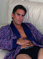 Sexy early morning masturbation with a gay stud wearing glasses by With Marcello